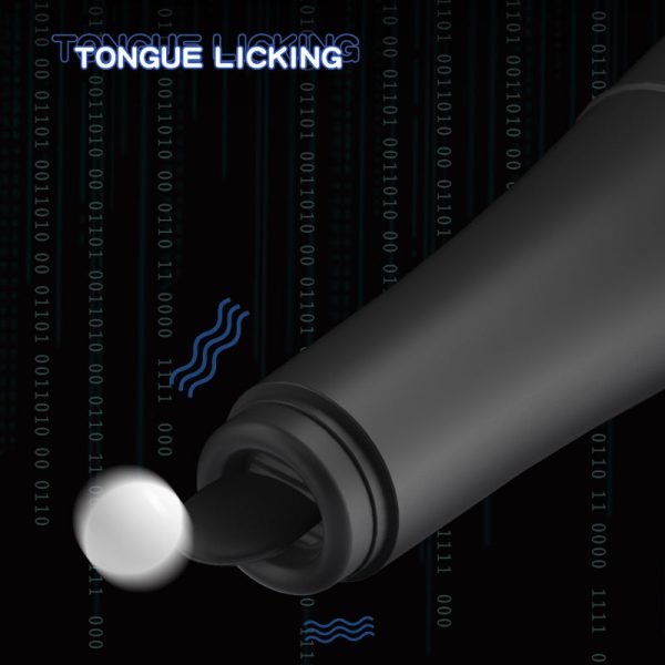 Lurevibe - Baseball - Automatic Telescopic Dildo With Tongue Licking And Heating Function