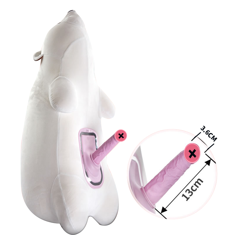 Discreet Dildo Pet Dolls Pillow Remote Control Sex Machine